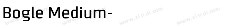 Bogle Medium字体转换